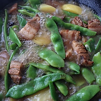 红烧肉炖豆角的做法图解5