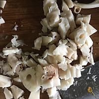 莲藕肉饼蒸水蛋的做法图解1