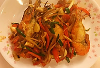 泰式咖喱炒大虾的做法