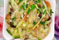 节瓜虾米冬菇煮粉丝的做法