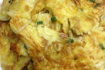 土豆丝鸡蛋饼