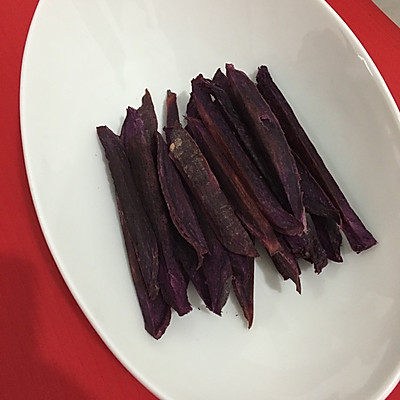 自制烤紫薯条