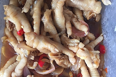 很开胃的酸辣鸡爪