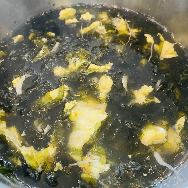 快手汤❤️虾皮紫菜蛋花汤的做法
