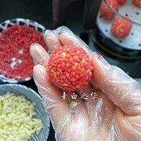 荔枝一般的南瓜芝士球 素食的做法图解5