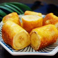 #福气年夜菜#香蕉吐司卷的做法图解9