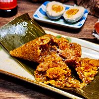 #助力高考营养餐#金典蛋黄大肉粽的做法图解11