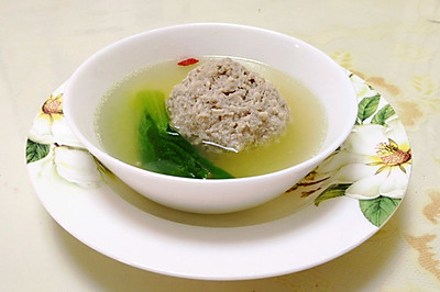 清炖（蒸）狮子头