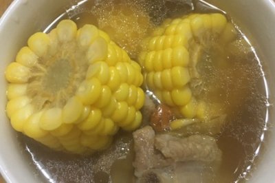 高压锅玉米排骨汤