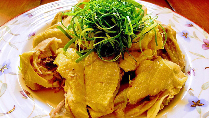 葱油蒸鸡