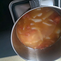 番茄鸡蛋酸汤土豆小鱼面的做法图解9