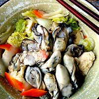 白菜牡蛎炖冻豆腐的做法图解9