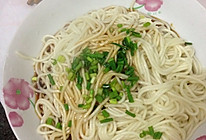 葱油面的做法