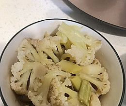 小碗菜蒸菜•清蒸花菜的做法