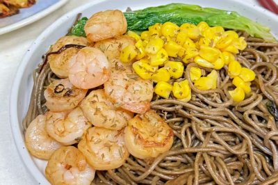 一人鲜食#热食荞面拌面