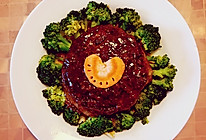 一个人的晚餐也要吃好—黑椒牛排和蒜蓉西兰花的做法