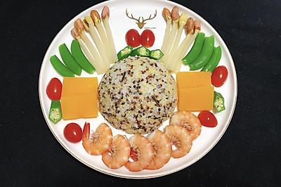 低脂高蛋白杂蔬杂粮饭