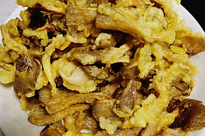 香炸平菇