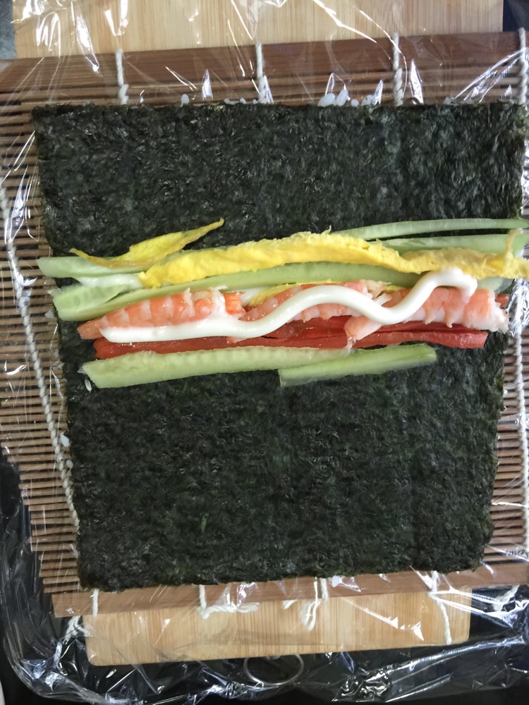 鲜虾反卷寿司的做法图解8