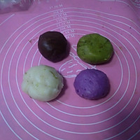 中秋美味-椰香紫薯冰皮月饼的做法图解6