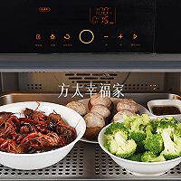 快手蒸菜家宴:清蒸小龙虾&香菇酿肉&凉拌西兰花的做法图解16