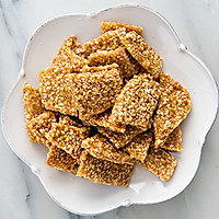 焦糖蜂蜜芝麻脆的做法图解5