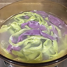 纯天然蔬菜汁彩色面条