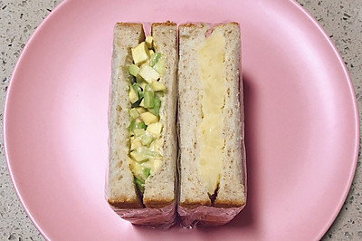 牛油果土豆泥cheese三明治