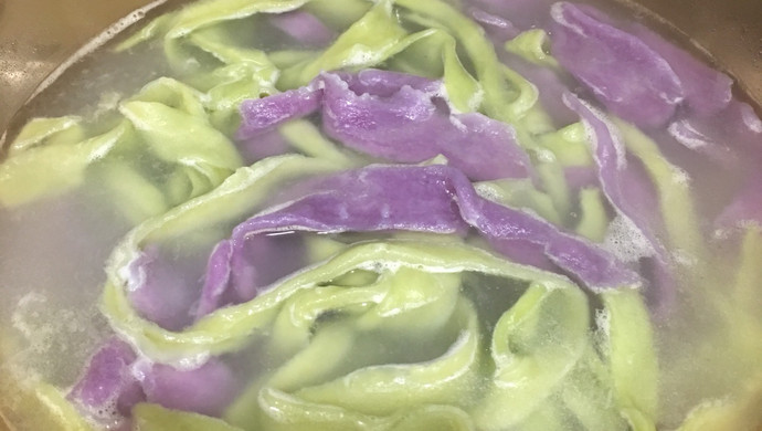 纯天然蔬菜汁彩色面条