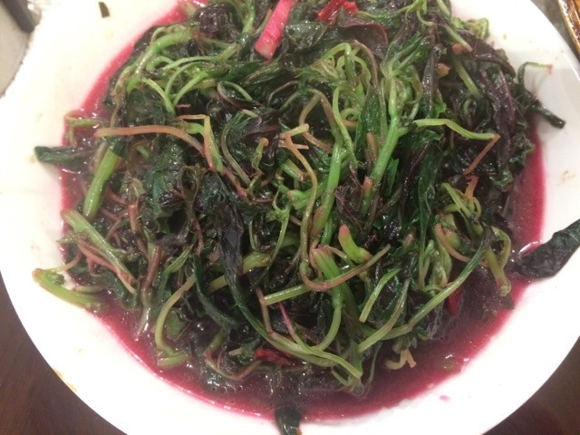 清炒红苋菜的做法