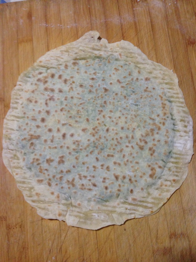 韭菜鸡蛋菜饼的做法图解7