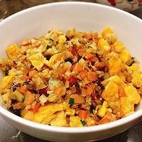 低卡低脂无米炒饭的做法图解9