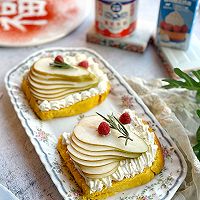 #新年好食，只炼好事#洋洋得意-洋梨炼乳奶油吐司的做法图解10