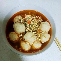 烧烤味鱼丸煮饭的做法图解8