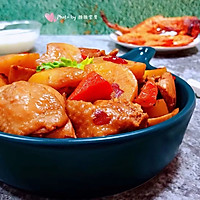 #太太乐鲜鸡汁芝麻香油#杏鲍菇土豆胡萝卜炖鸡腿的做法图解14
