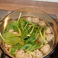 鸡毛菜香菇肉丸汤的做法图解10