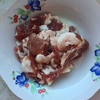 肉炒四季豆的做法图解2