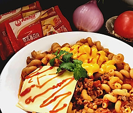 #芝士盖被 爆改芝味#芝士盖番茄肉酱螺丝意面的做法