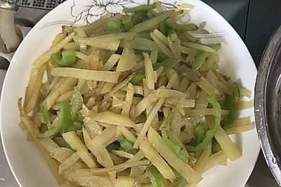 青椒土豆丝（脆口）