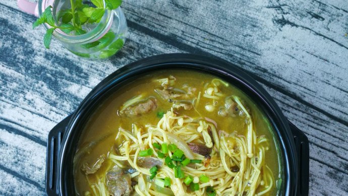 金针菇肥牛土豆泥