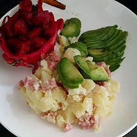 土豆方腿色拉的做法图解2