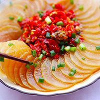 简单易做的剁椒蒸萝卜的做法图解10