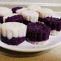 山药紫薯糕的做法图解9
