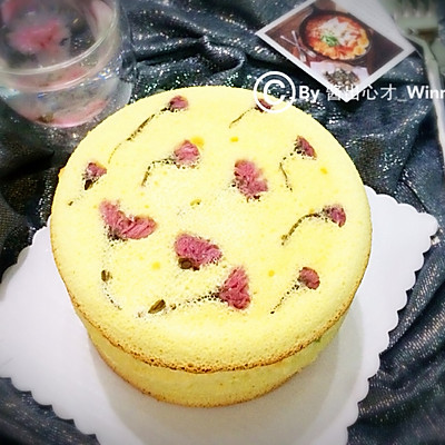 【樱花鲜果祼蛋糕】