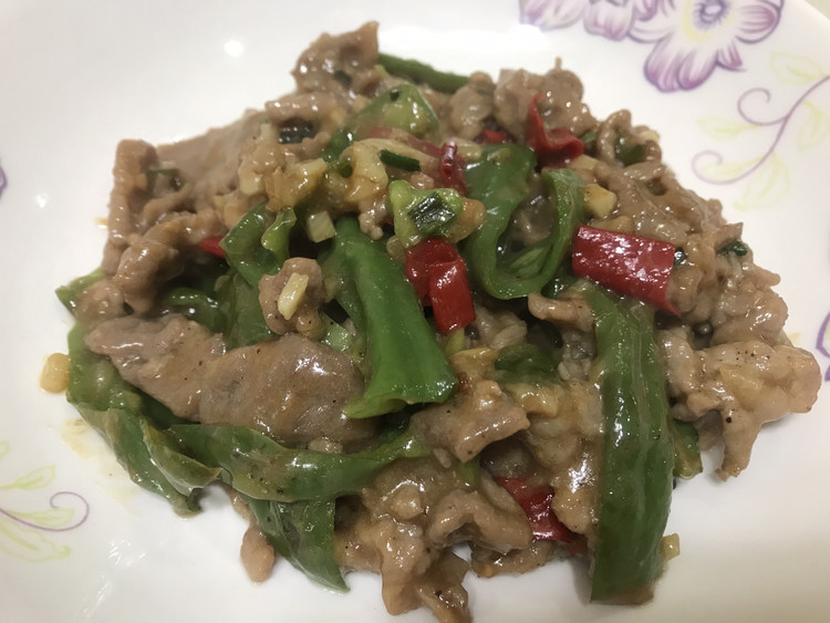 青椒炒牛肉片的做法