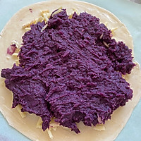 超级拉丝的爆浆芝士紫薯饼太满足了❗️的做法图解9