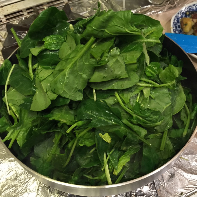 清炒菠菜的做法图解3
