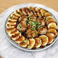 #钟于经典传统味#蒸蒸日上——蒸山药肉丸的做法图解12