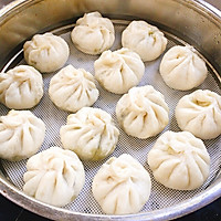 干豆角猪油渣馅儿包子的做法图解17