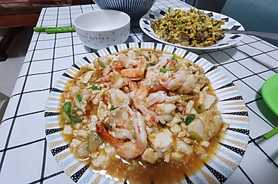 快手虾仁豆腐